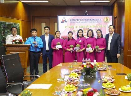 Công đoàn Công ty cổ phần Sông Đà 5 tổ chức các hoạt động chào mừng Ngày Quốc tế Phụ nữ 8-3-2024