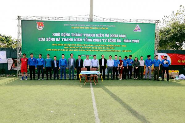 Giải bóng đá thanh niên Tổng công ty Sông Đà năm 2018