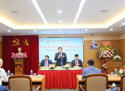 Sông Đà 5 tổ chức thành công Đại Hội Đồng Cổ Đông Thường Niên năm 2026