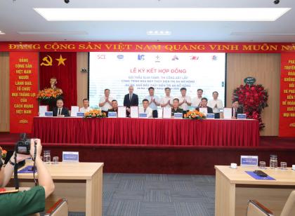 Lễ ký hợp đồng gói thầu thi công xây lắp công trình Nhà máy Thủy điện Trị An mở rộng