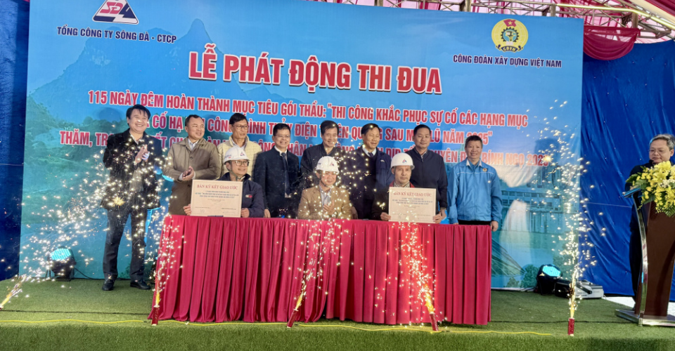 Phát động thi đua 115 ngày đêm khắc phục sự cố hạ lưu Thủy điện Tuyên Quang