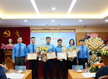 Đại hội Công đoàn Công ty cổ phần Sông Đà 5 Lần thứ X, Nhiệm kỳ 2025 - 2030 thành công tốt đẹp