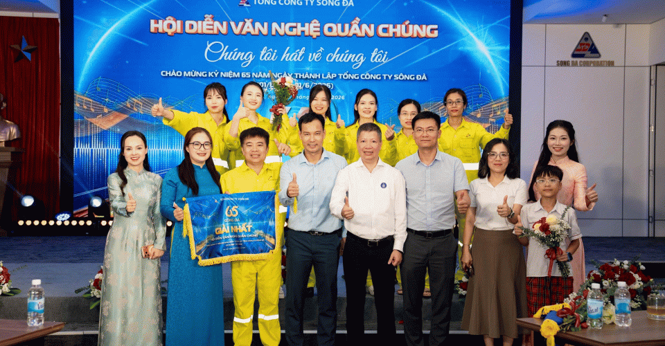 CÔNG TY CỔ PHẦN SÔNG ĐÀ 5 XUẤT SẮC GIÀNH GIẢI NHẤT TOÀN ĐOÀN TẠI HỘI DIỄN VĂN NGHỆ QUẦN CHÚNG CHÀO MỪNG 65 NĂM THÀNH LẬP TỔNG CÔNG TY SÔNG ĐÀ